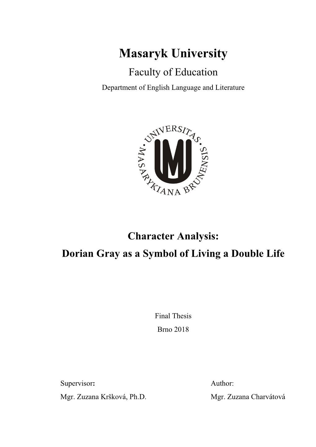 Dorian Gray As a Symbol of Living a Double Life