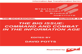 The Big Issue: Command and Combat in the Information Age
