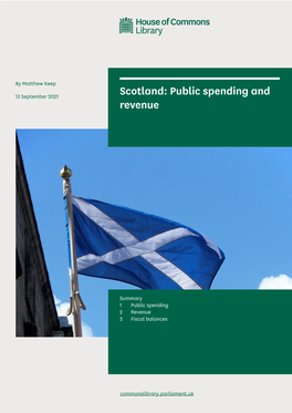 Scotland: Public Spending and Revenue