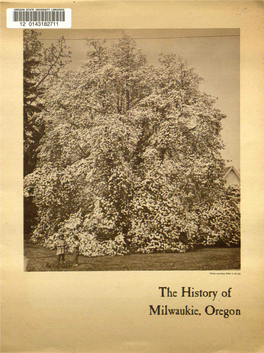 History of Milwaukie, Oregon, by Charles Oluf Olson