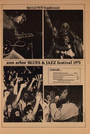 Ann Arbor BLUES & JAZZ Festival 1973