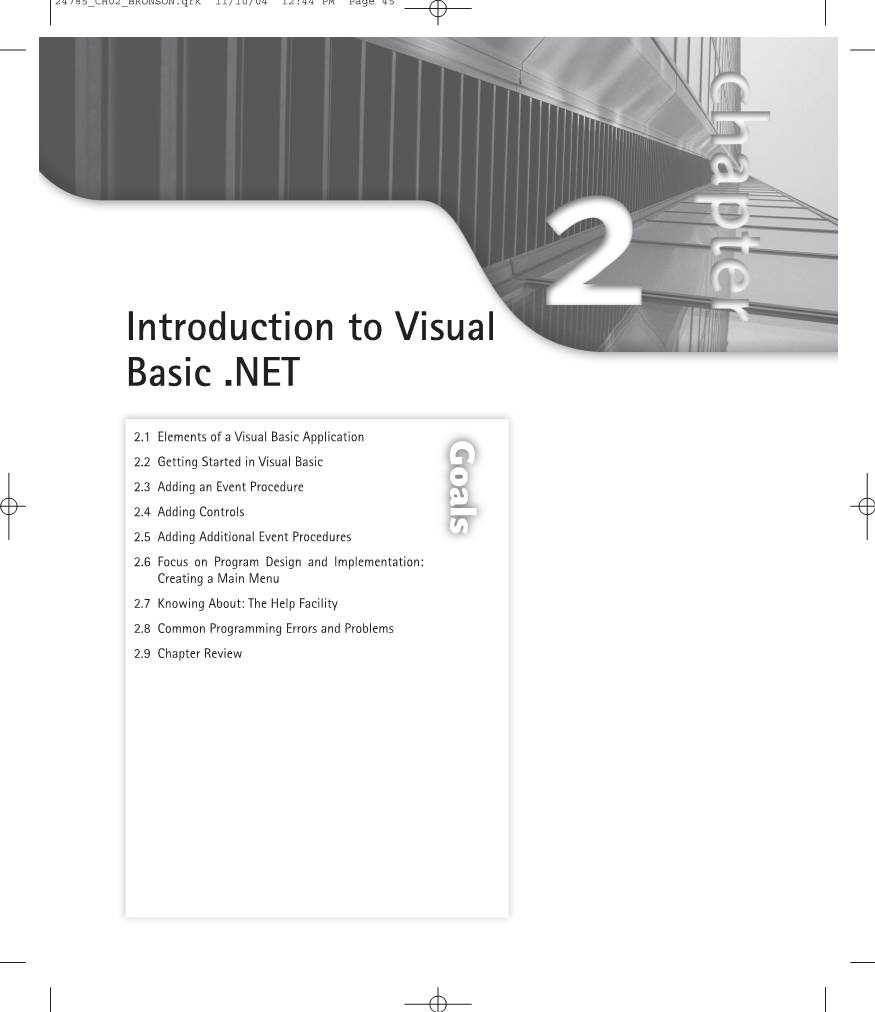 Introduction to Visual Basic .NET