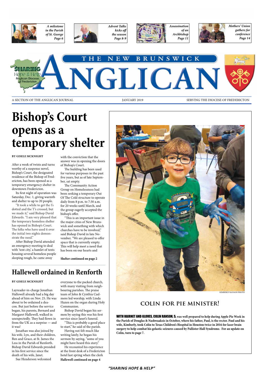 Bishop's Court Opens As a Temporary Shelter