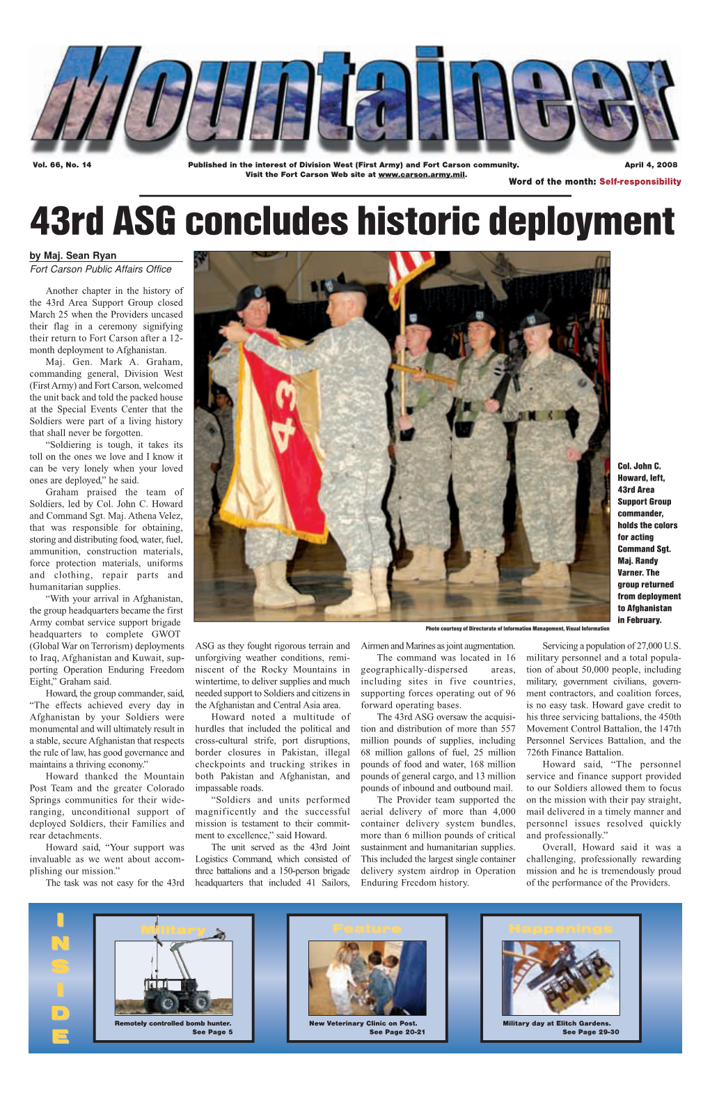 43Rd ASG Concludes Historic Deployment by Maj