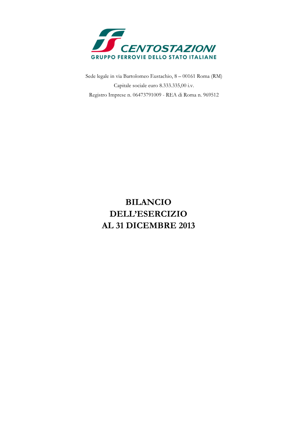 Bilancio Centostazioni