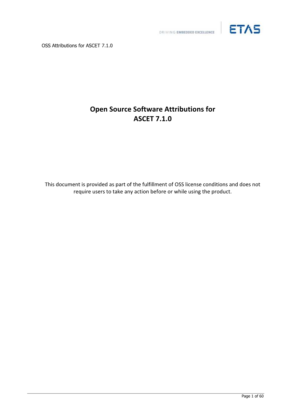 ASCET V7.1 Open Source Software Attributions EN