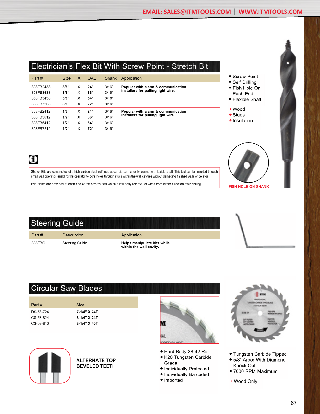 Electrician's Flex Bit with Screw Point