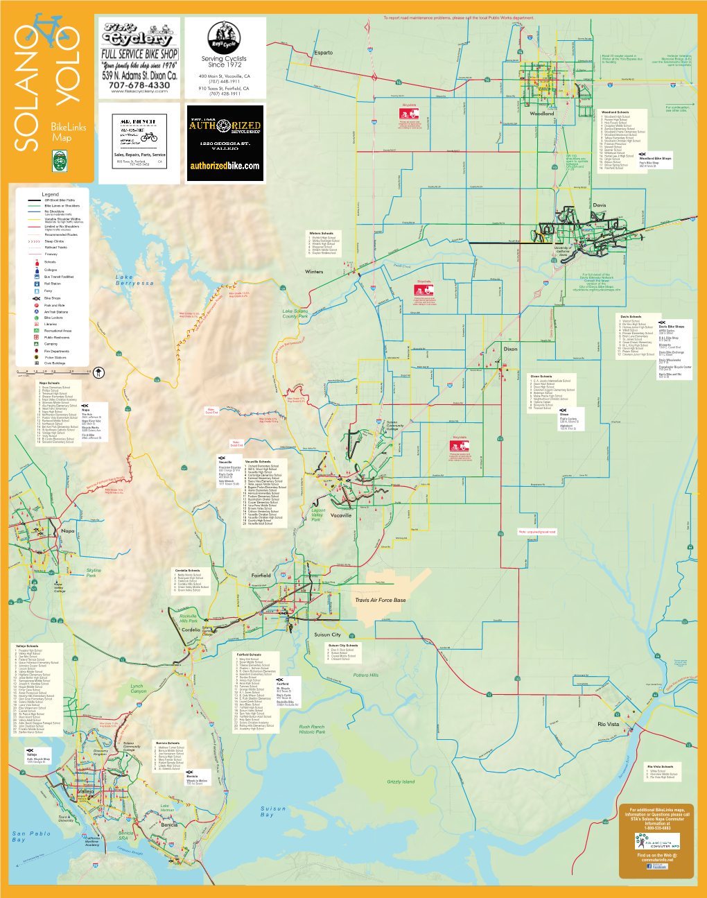 2016 Bikelinks Map.Pdf