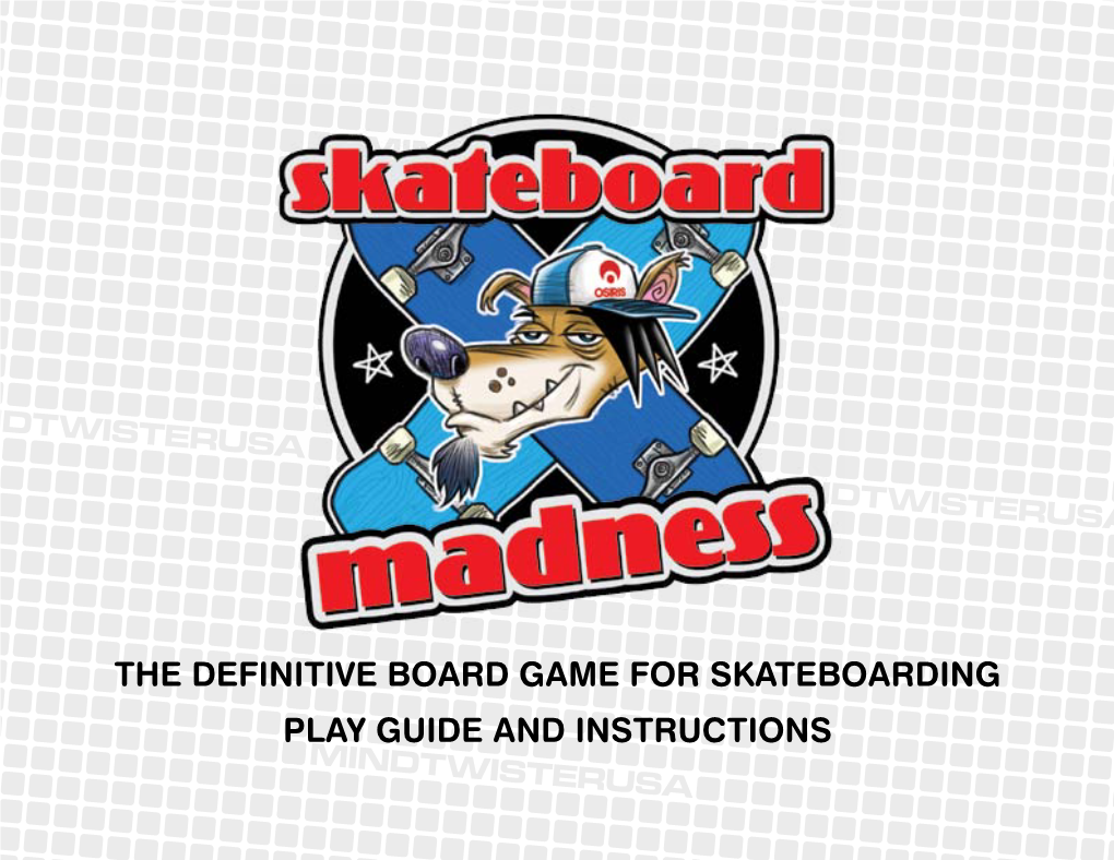 The Definitive Board Game for Skateboarding Play Guide