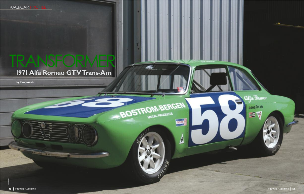 1971 Alfa Romeo GTV Trans-Am