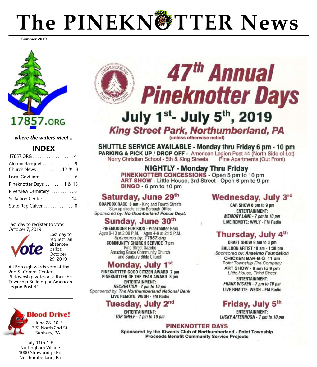 The PINEKNOTTER News Summer 2019