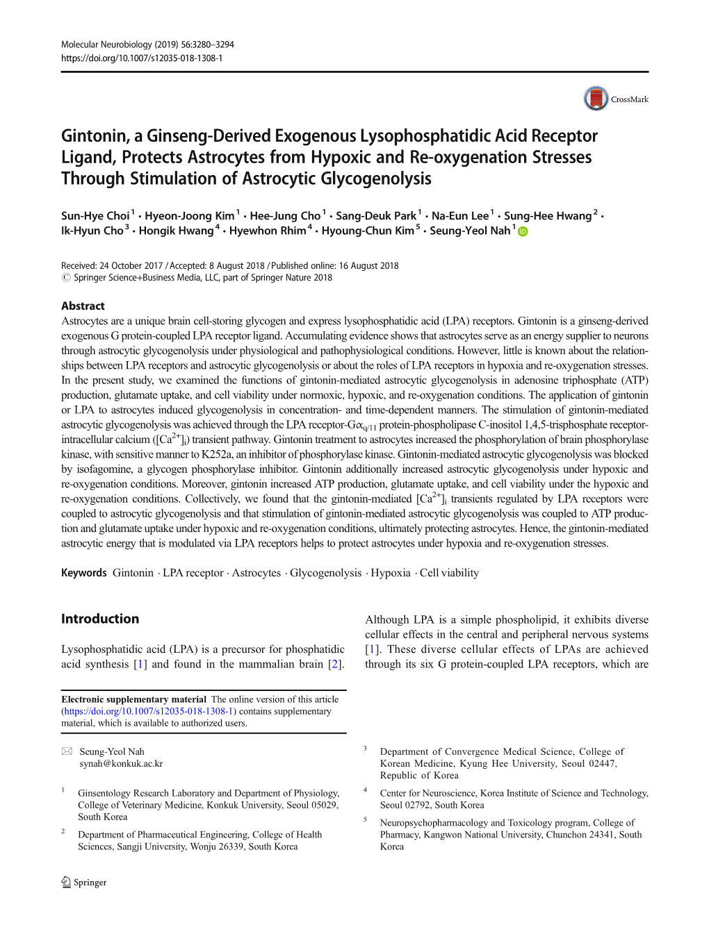 Gintonin, a Ginseng-Derived Exogenous Lysophosphatidic Acid