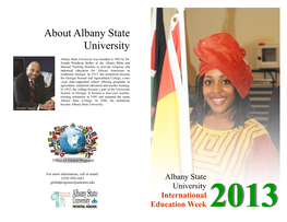 International Education Week 2013 Program