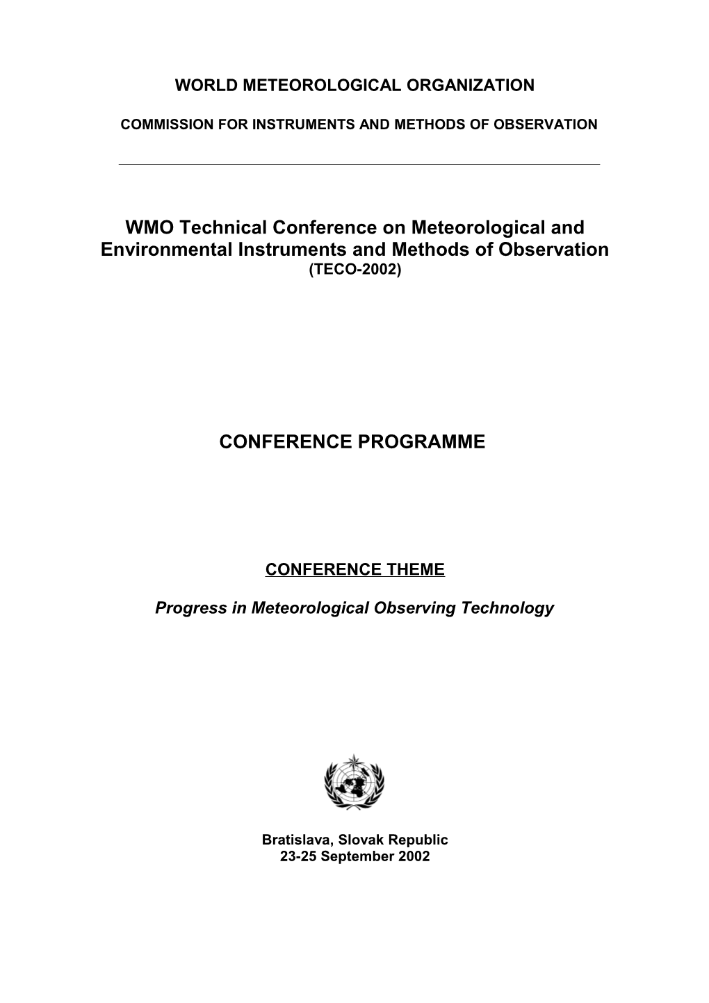 Teco-2002 Conference Programme