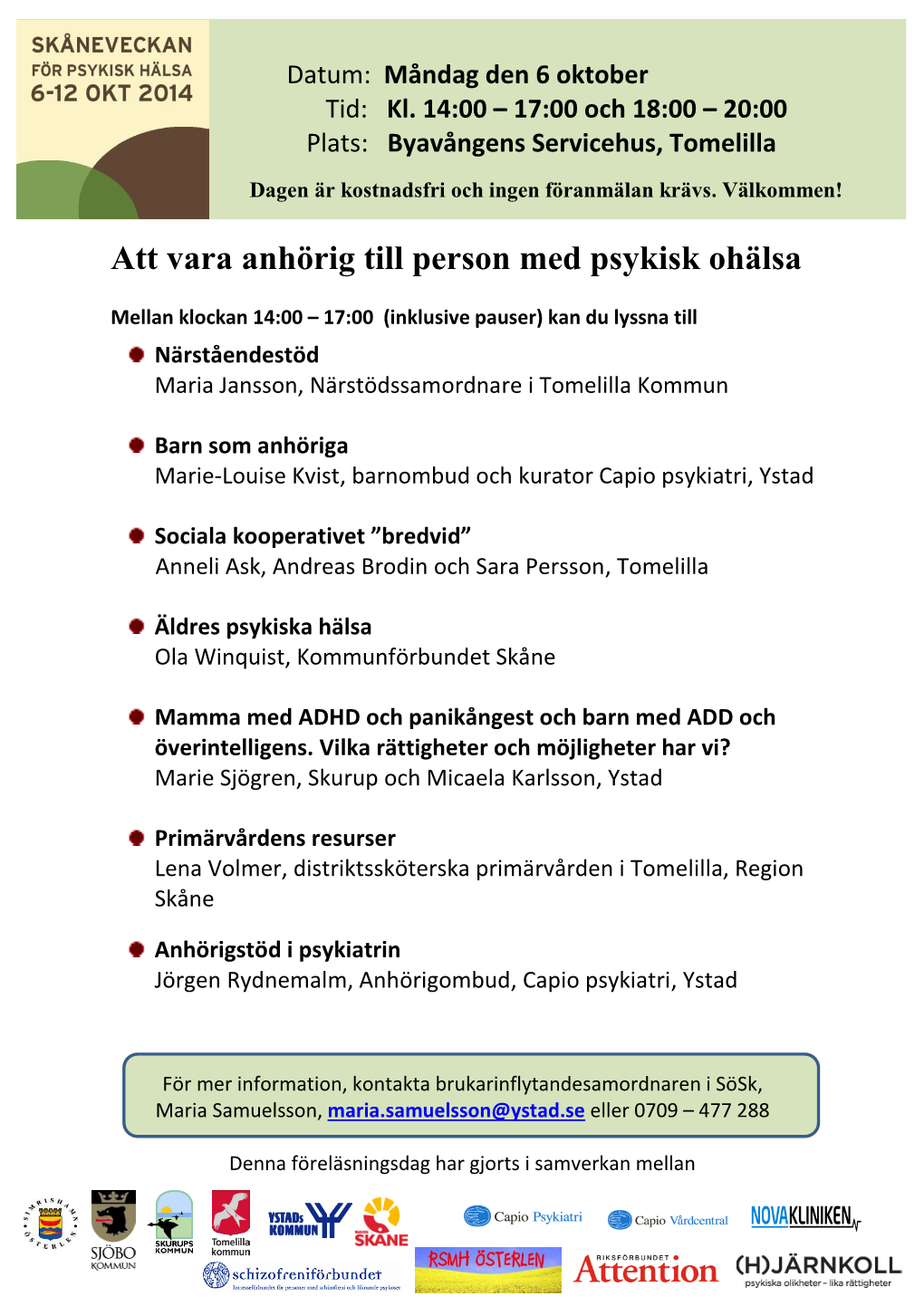 Att Vara Anhörig Till Person Med Psykisk Ohälsa