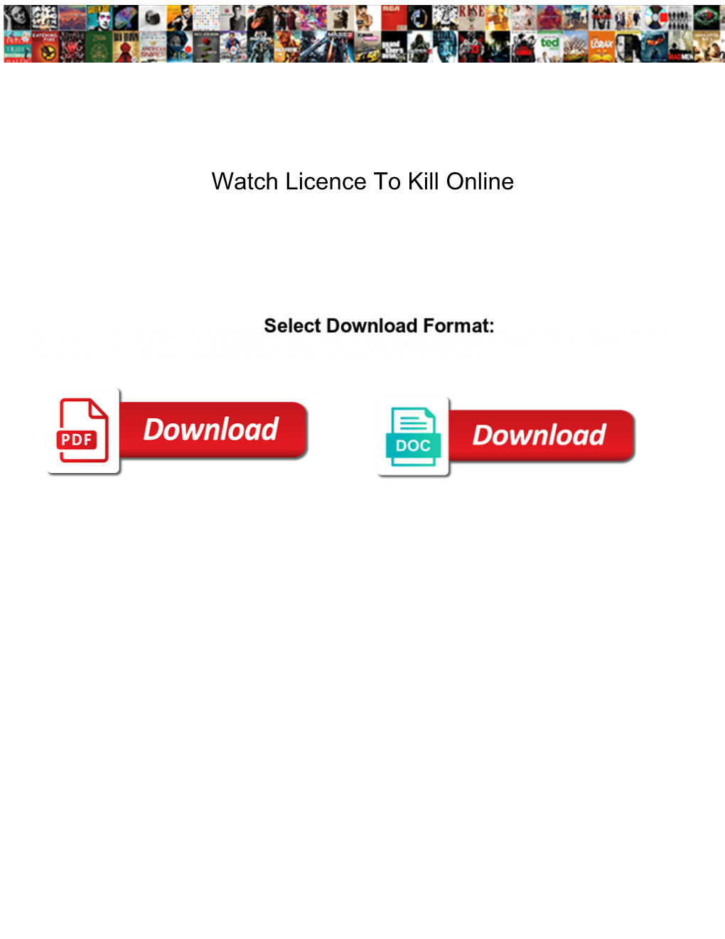 Watch Licence to Kill Online