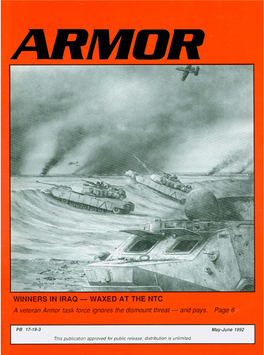 ARMOR, May-June 1992 Edition