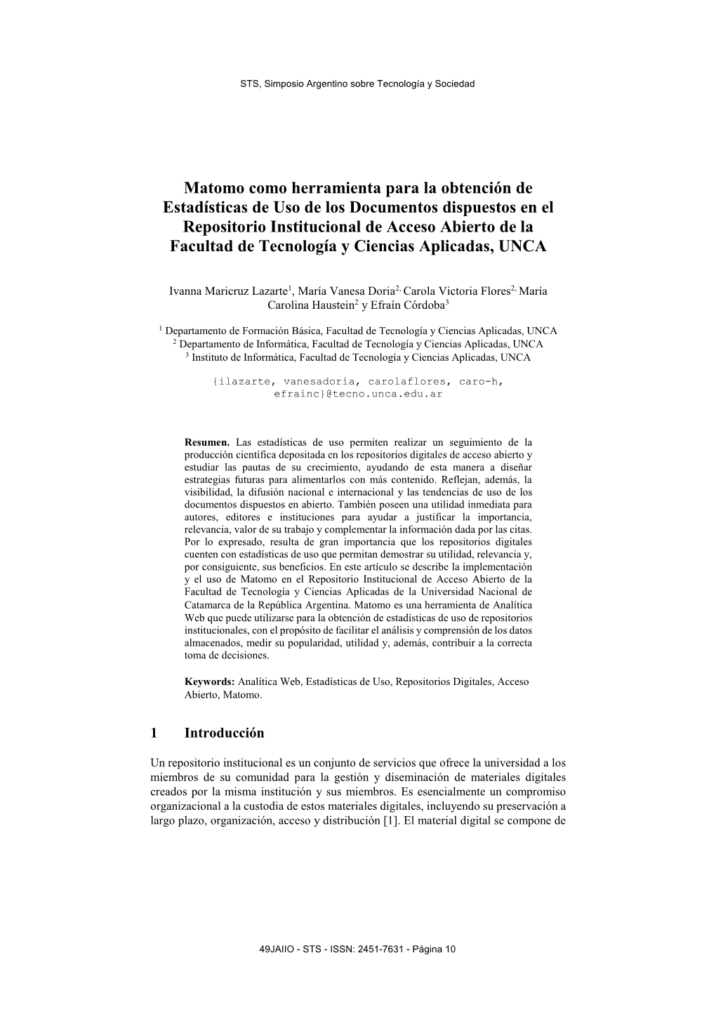 Matomo Como Herramienta Para La Obtención De Estadísticas De Uso