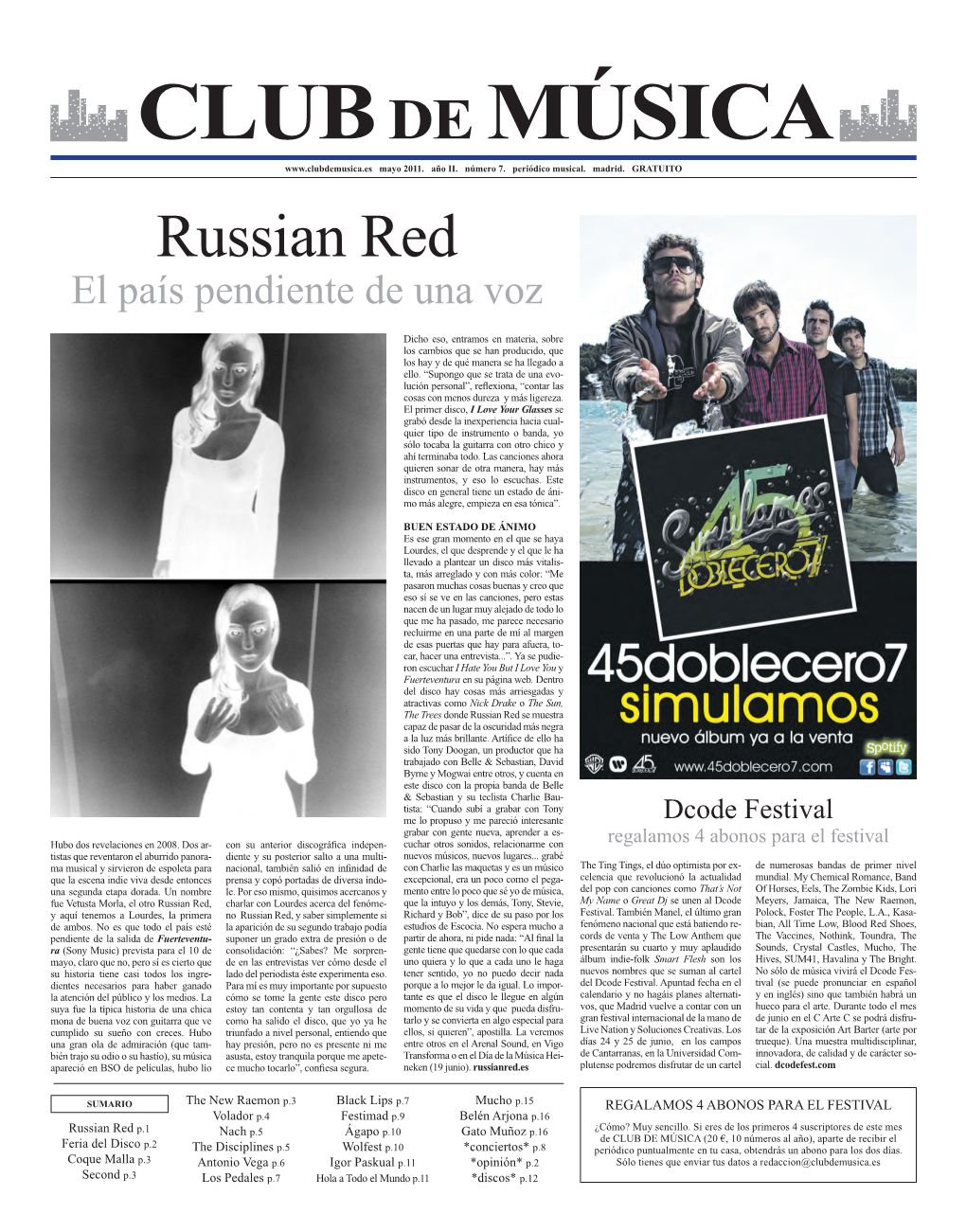 Russian Red El País Pendiente De Una Voz