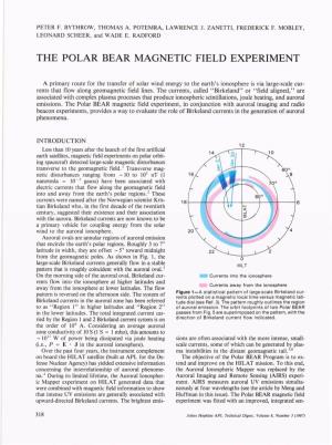 The Polar Bear Magnetic Field Experiment