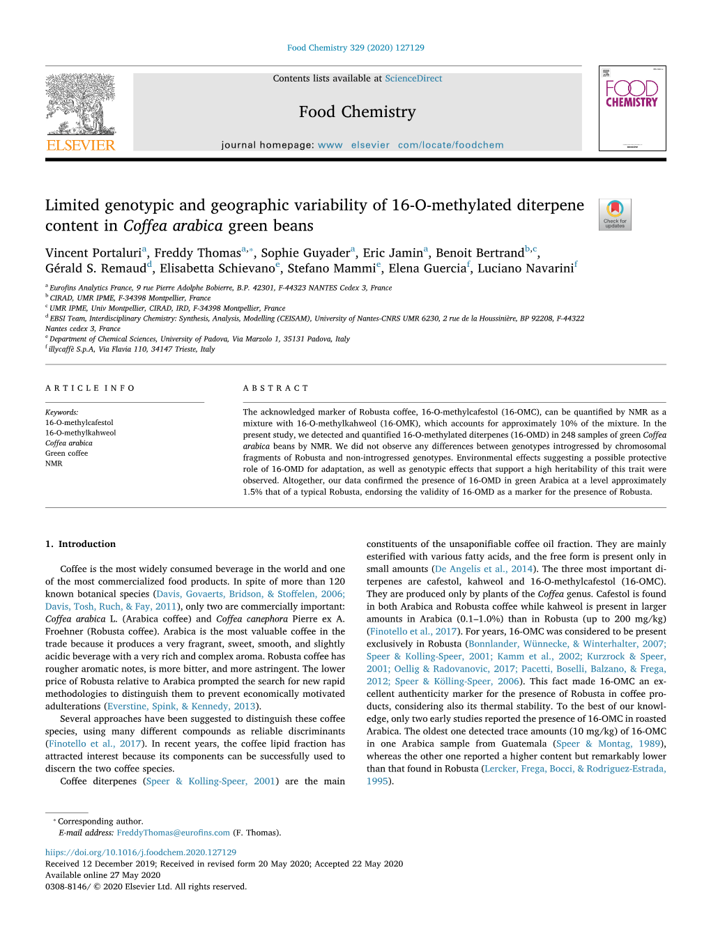 Limited Genotypic and Geographic Variability of 16-O-Methylated