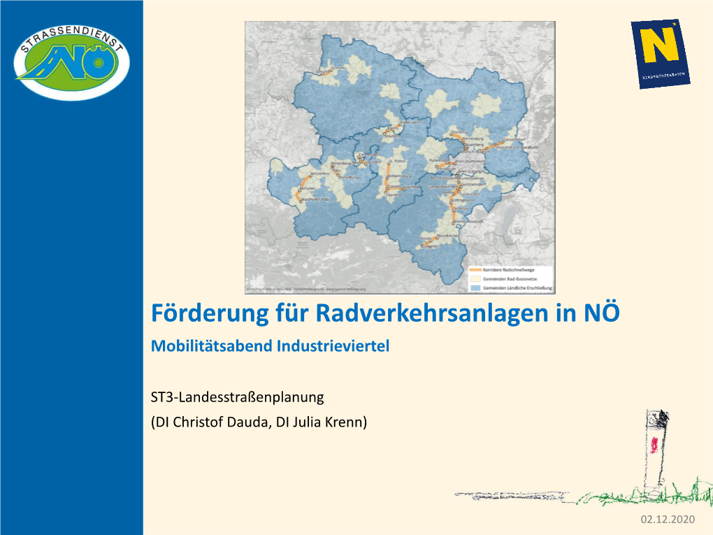 Radwege *) Für Gemeinden Der Ländlichen Erschließungsregion Beantragbar