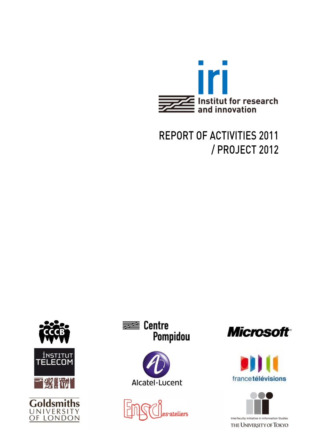 Report of Activities 2011 / Project 2012