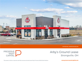 Arby's Ground Lease