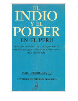 El Indio Y El Poder En El Peru