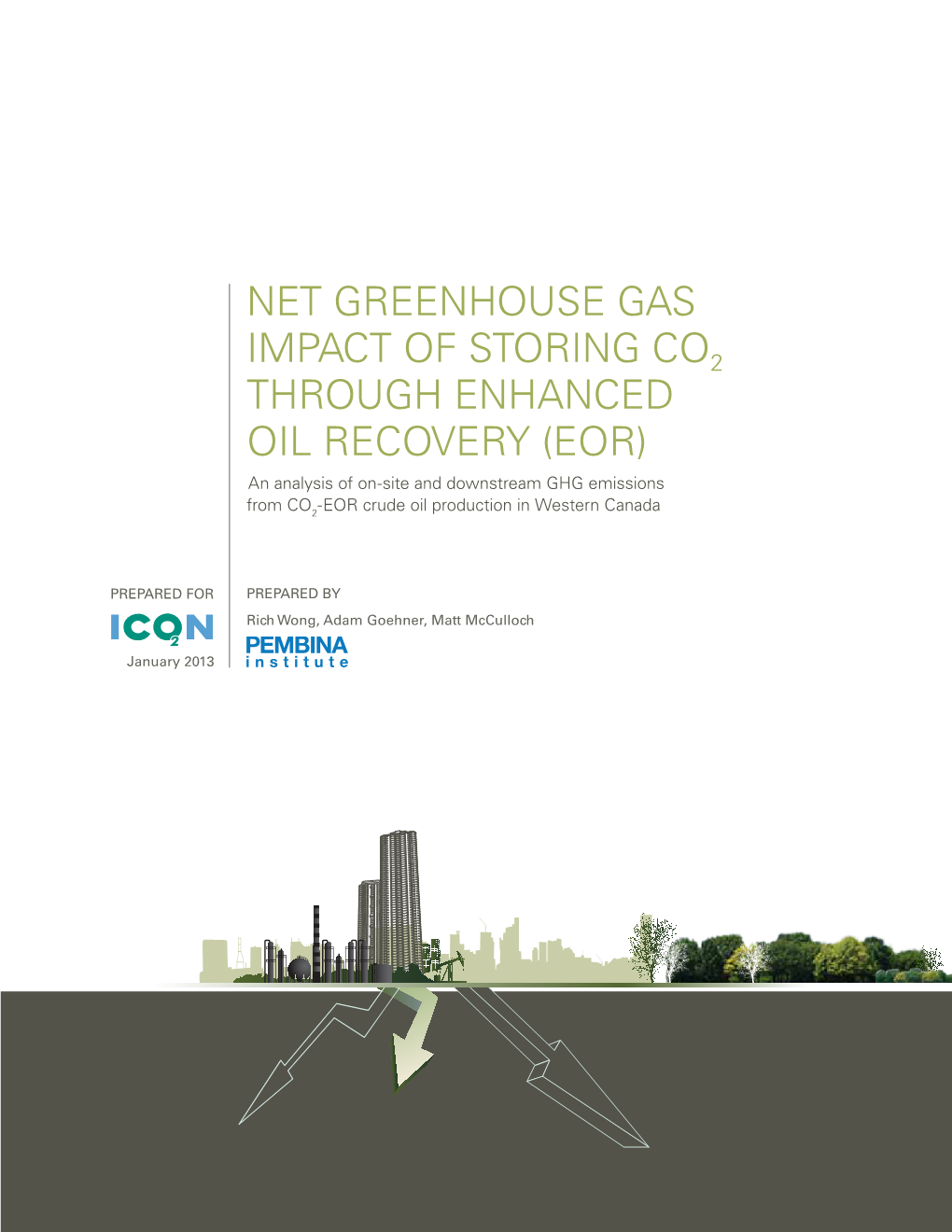Net Greenhouse Gas Impact of Storing Co2 Through Enhanced Oil