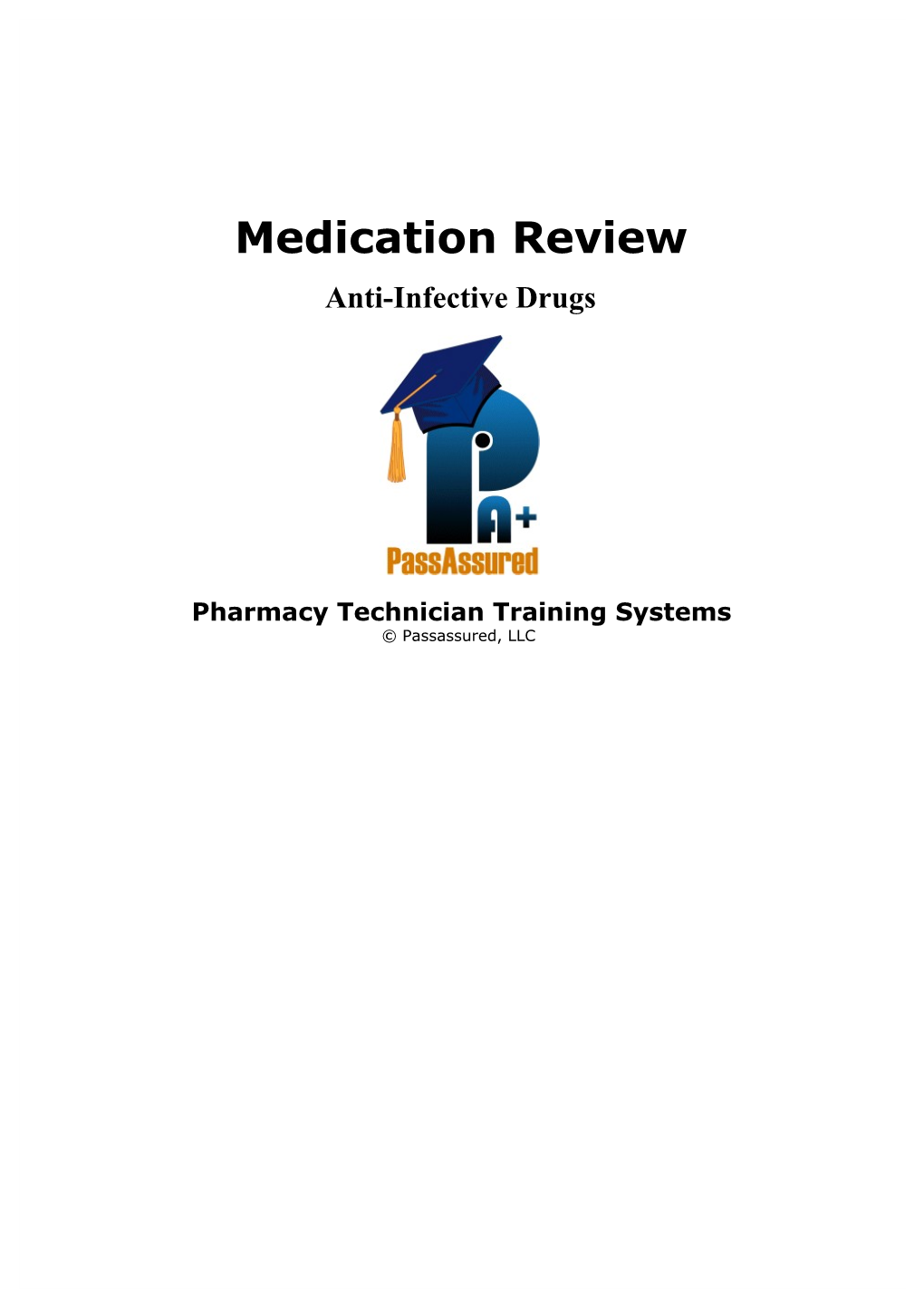 Pass Assured's Pharmacy Technician Training Program