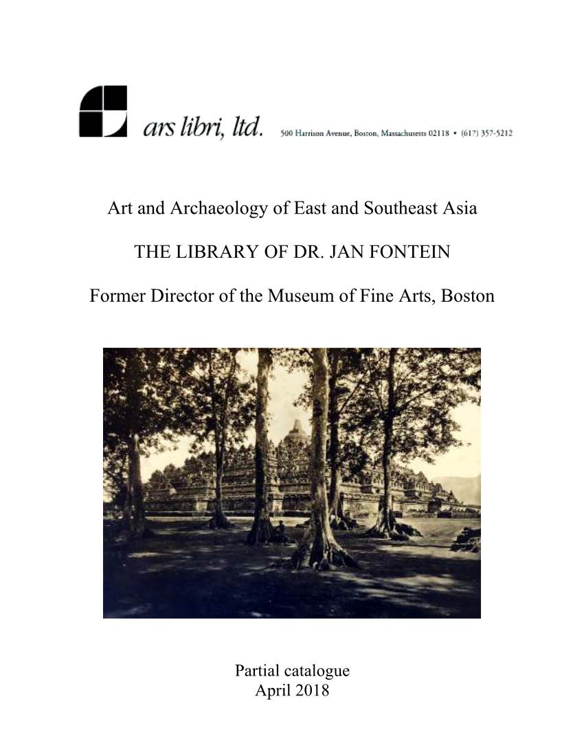 Art and Archaeology of East and Southeast Asia the LIBRARY OF