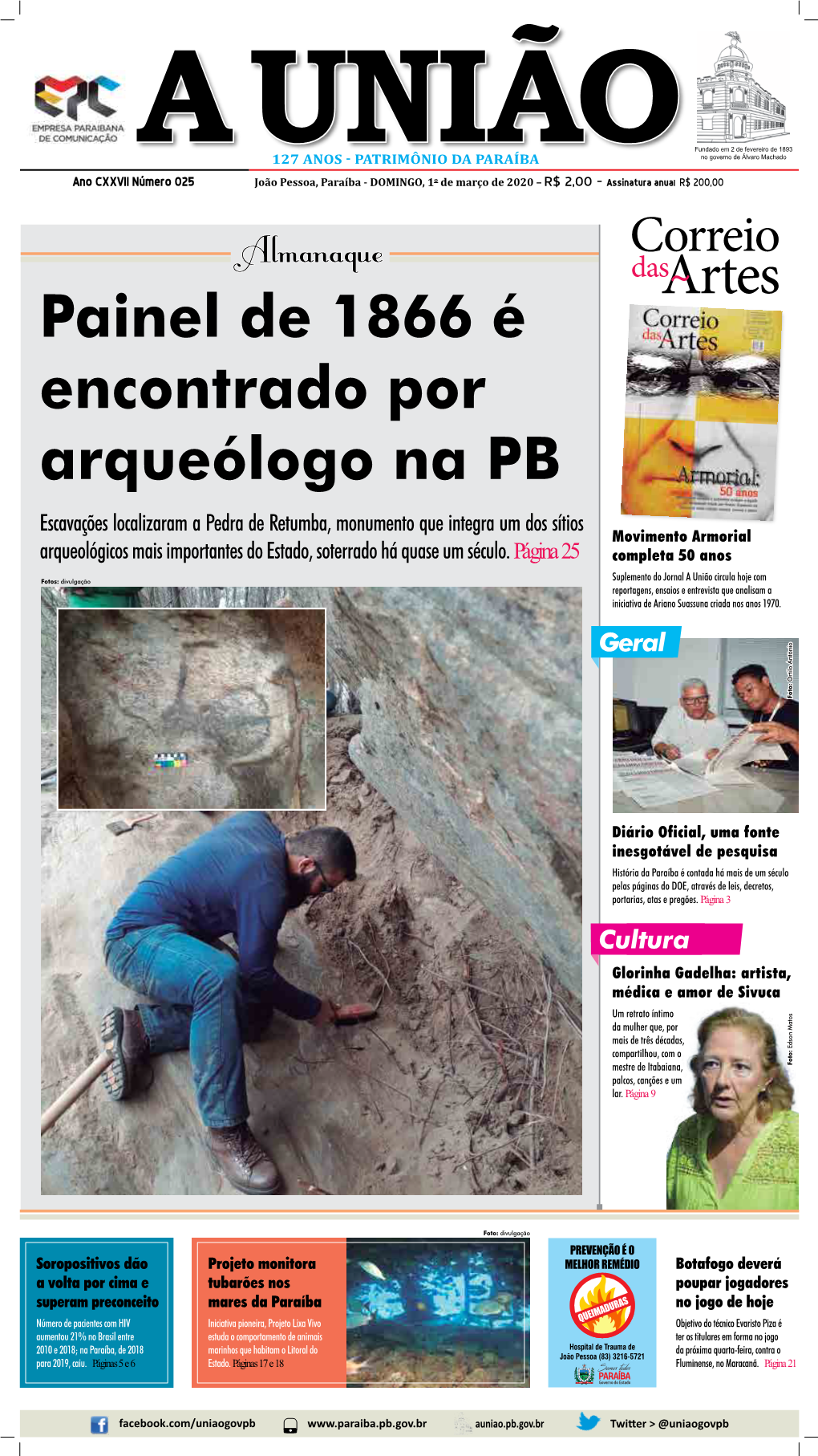 Painel De 1866 É Encontrado Por Arqueólogo Na PB