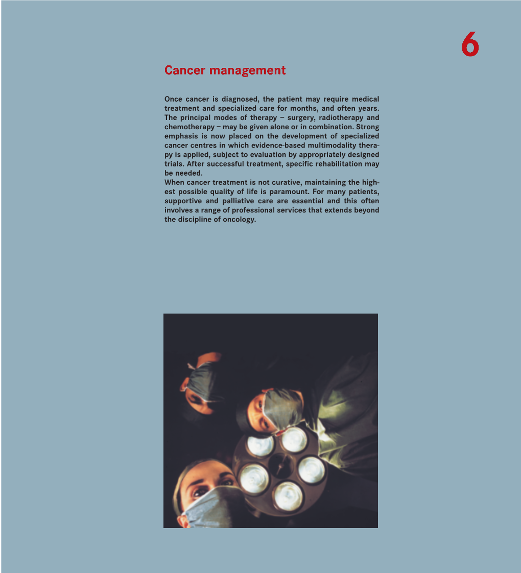 Cancer Management