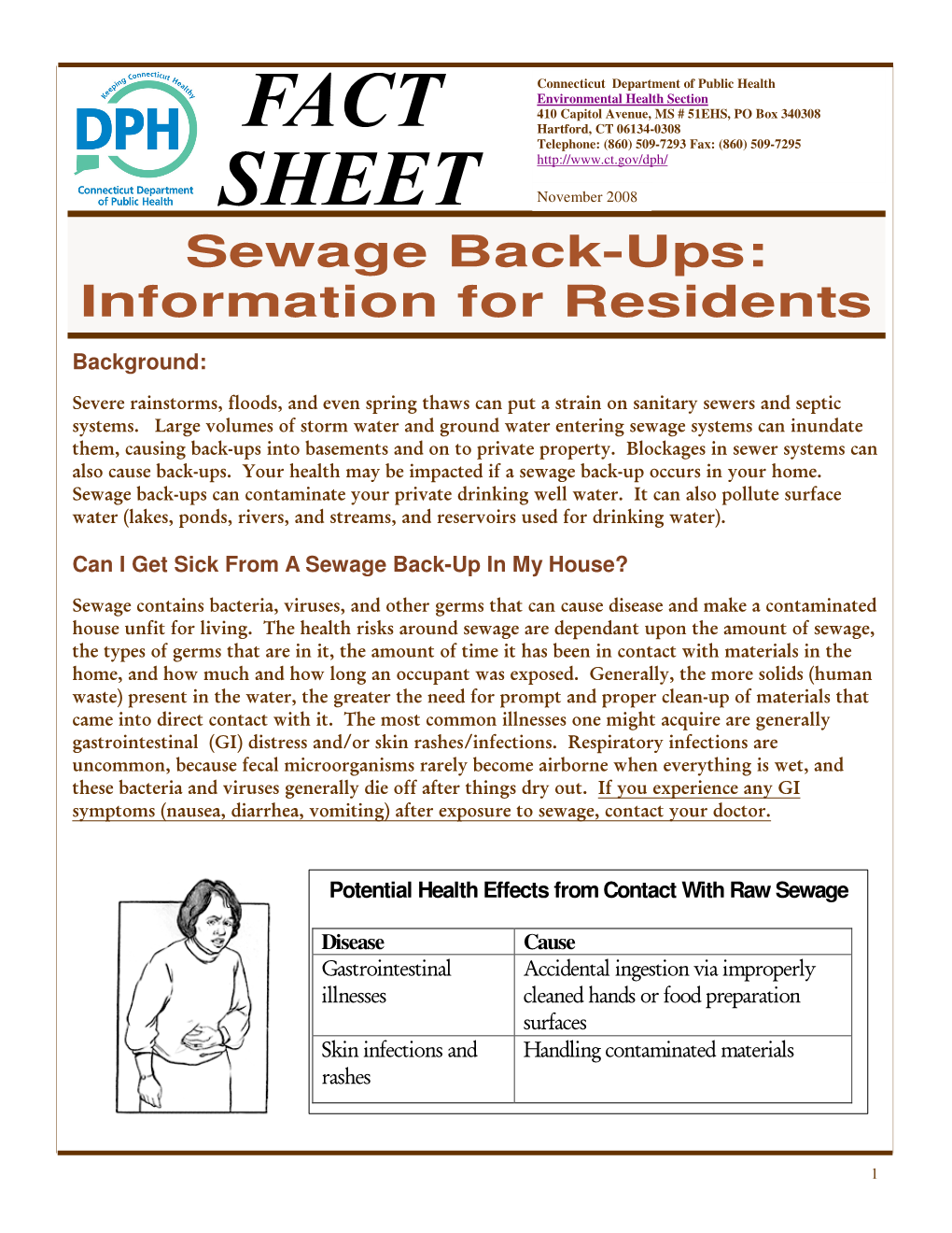 Sewage Back-Ups: Information for Residents