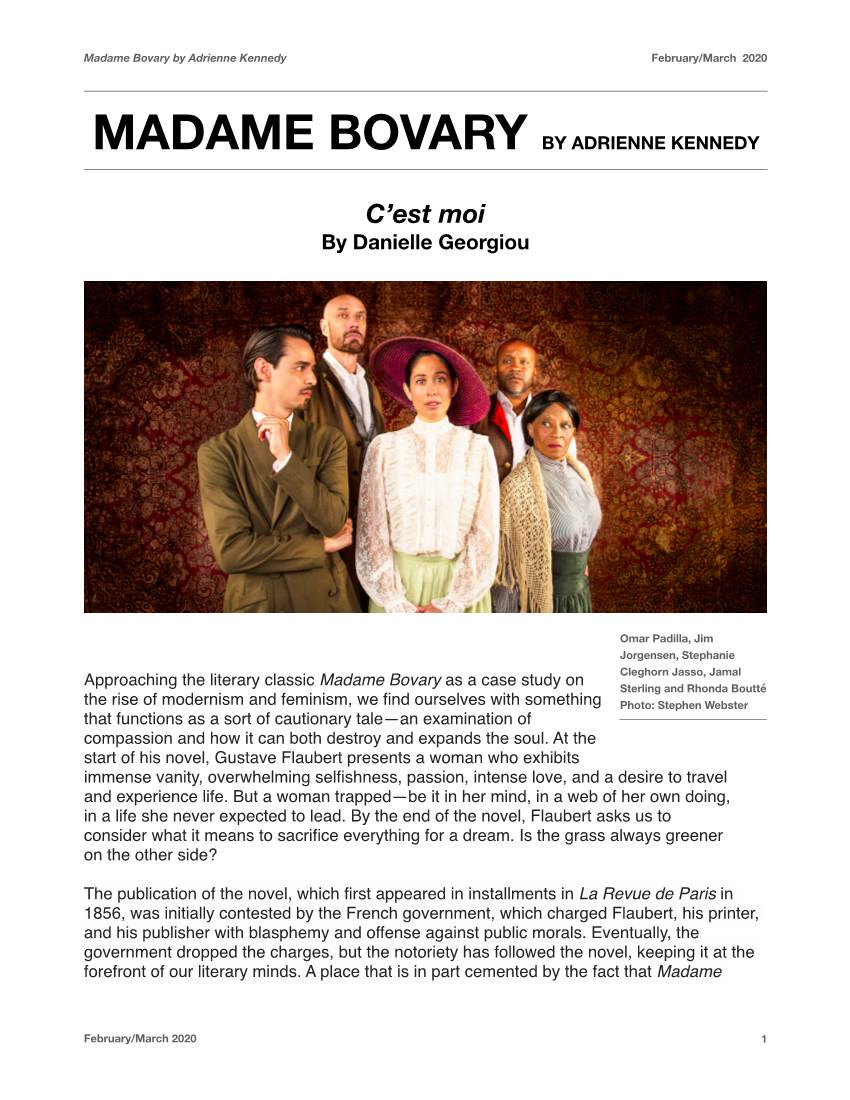 Madame Bovary GUIDE Pages DG Edits