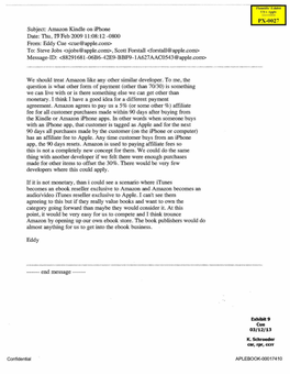 Trial Exhibit PX-0026 : E-Mail from Eddy Cue to Steve Jobs Re