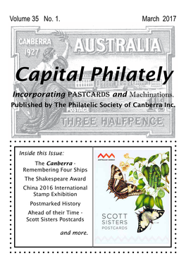 Capital Philately Incorporating Pastcards and Machinations