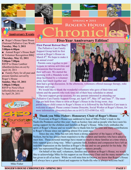 Spring 2011 Newsletter English