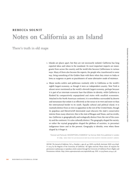 Notes on California As an Island: Theres Truth in Old Maps
