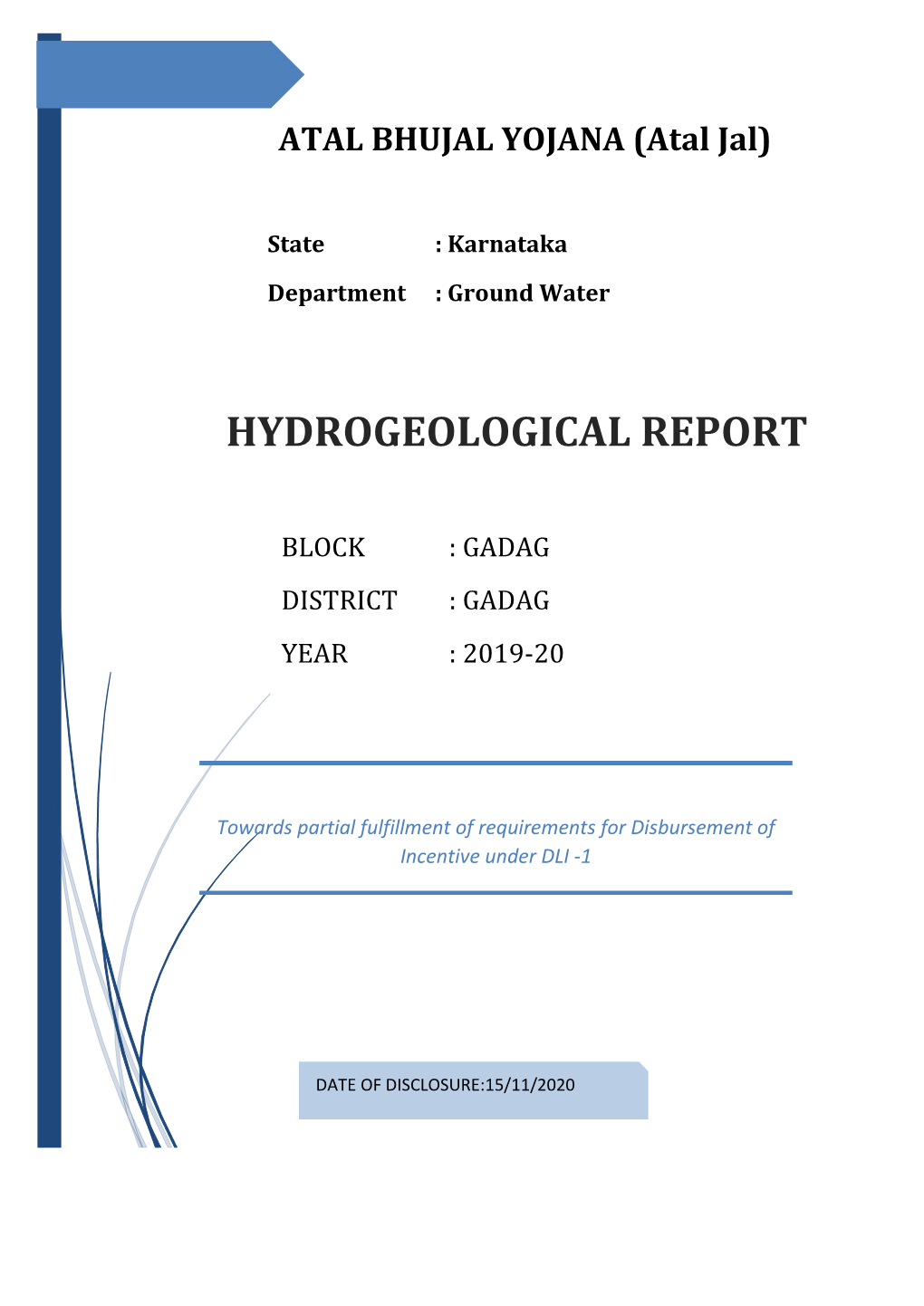 Hydrogeological Report