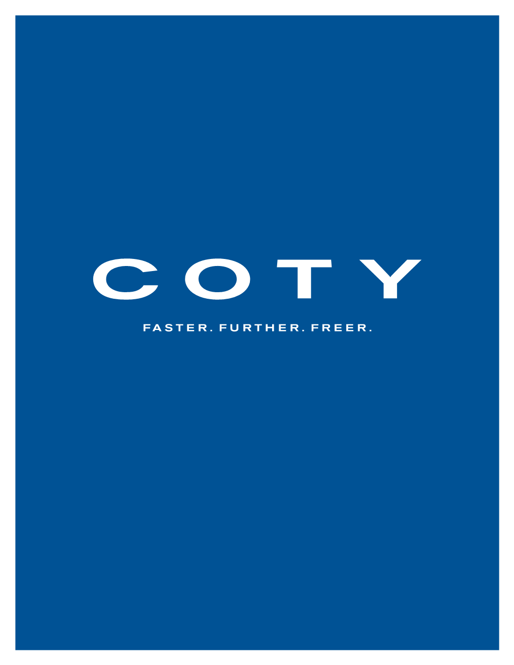 COTY INC. (Exact Name of Registrant As Specified in Its Charter)