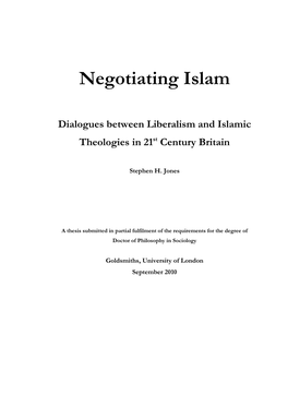Negotiating Islam