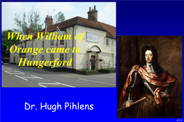 William of Orange and Hungerford