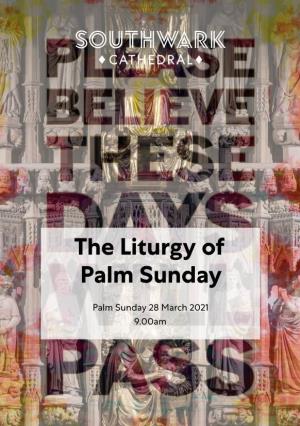 The Liturgy of Palm Sunday