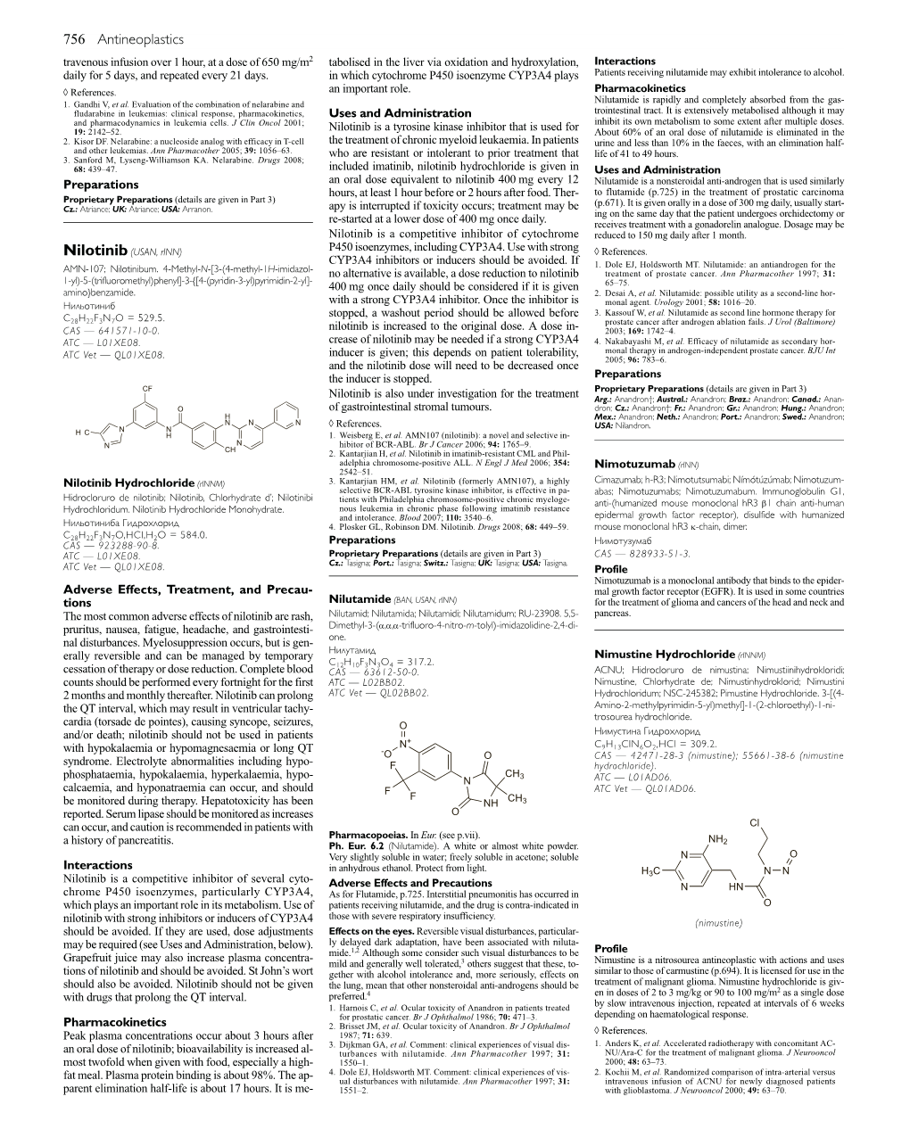 Nimustine Hydrochloride (Rinnm) C12H10F3N3O4 = 317.2