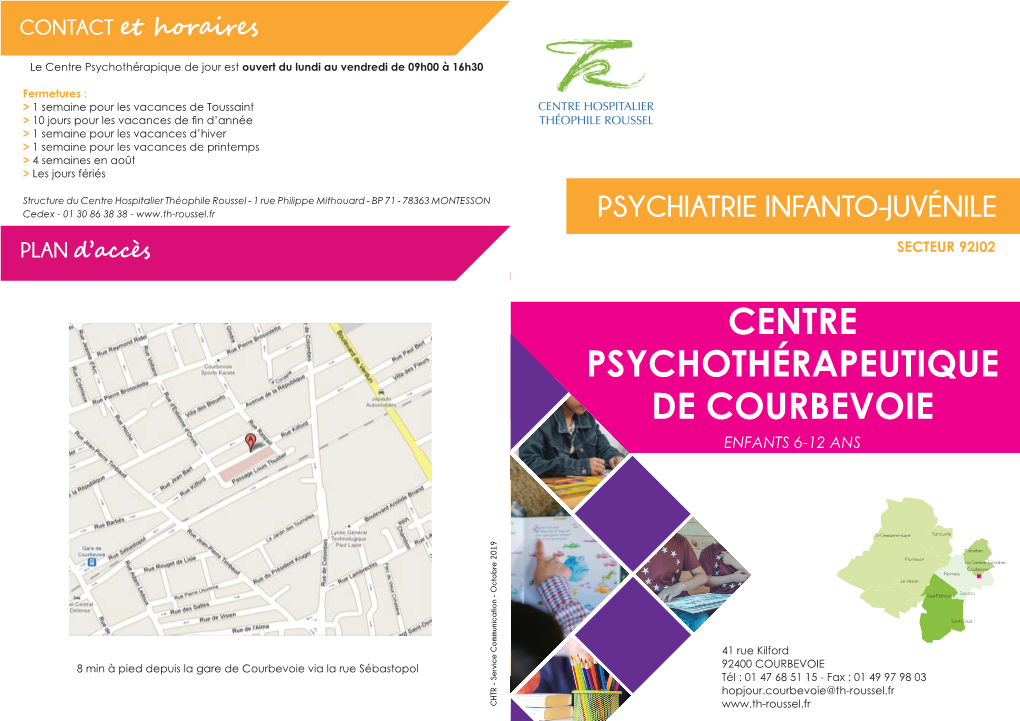 Centre Psychothérapeutique De Courbevoie Enfants 6-12 Ans