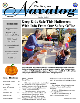 Keep Kids Safe This Halloween with Info from Our Safety Office