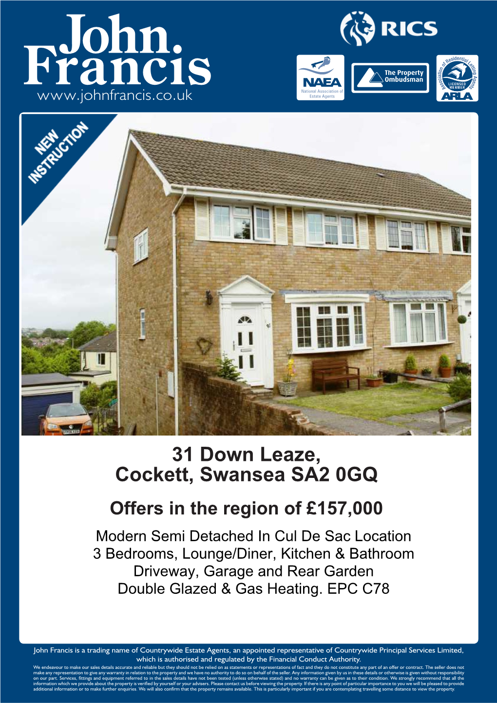 31 Down Leaze, Cockett, Swansea SA2