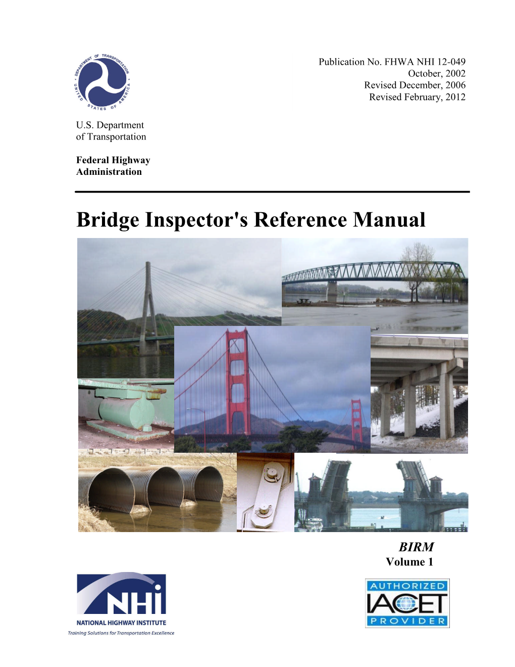 Bridge Inspector's Reference Manual